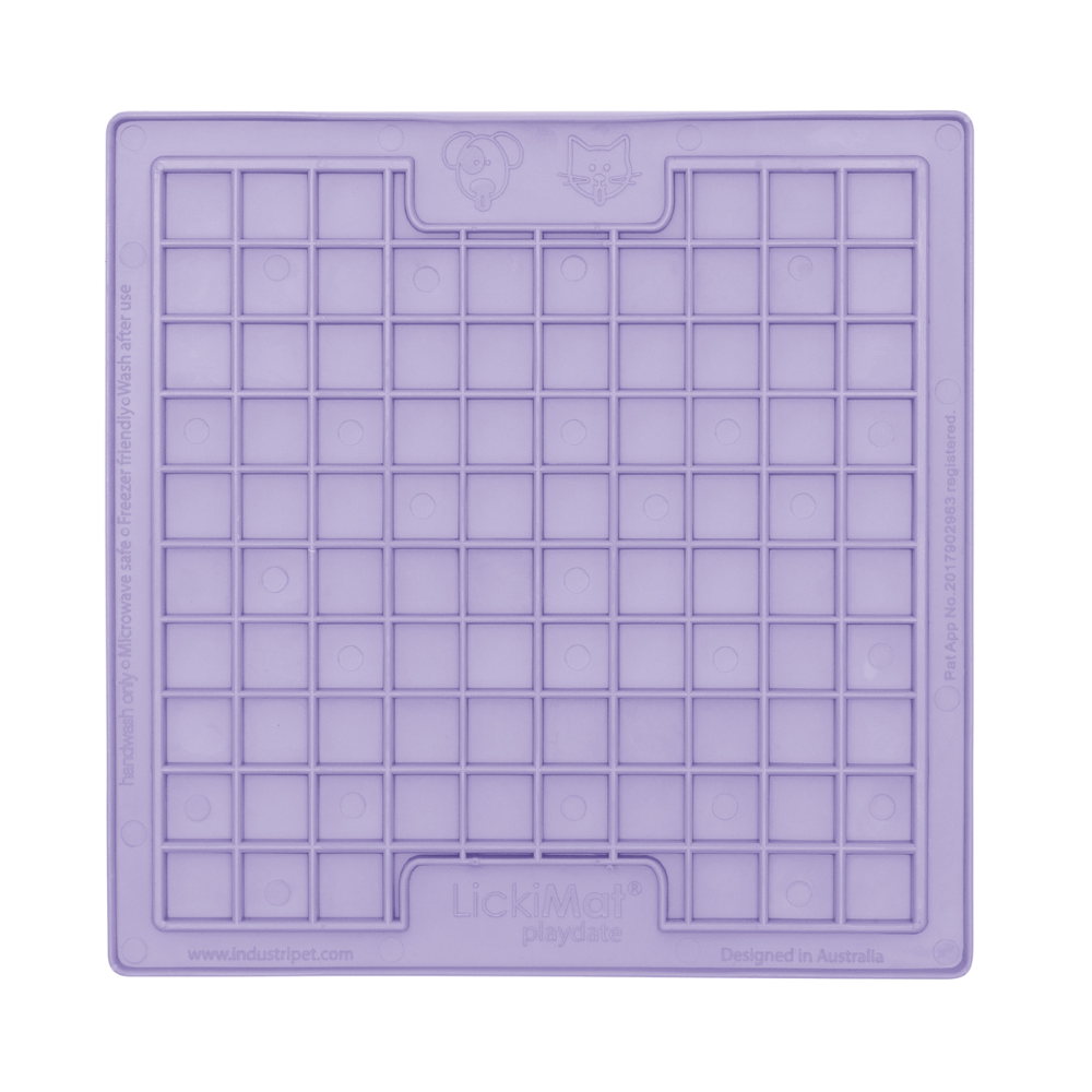 LickiMat-Playdate Schleckmatte-lavender frontal