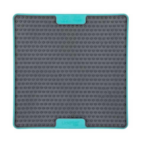 LickiMat-Soother-Tuff-turquoise Frontansicht