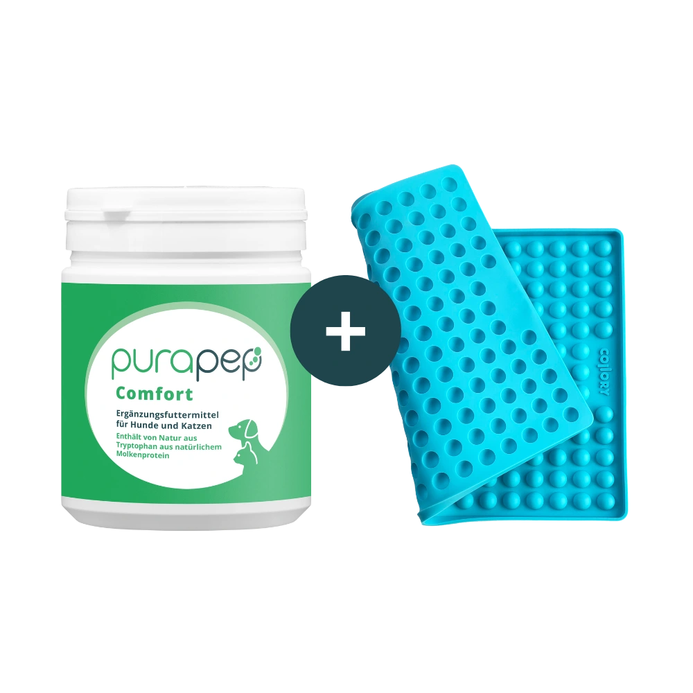 Snack & Relax-Set 1 aus purapep Comfort & Halbkugel-Backmatte