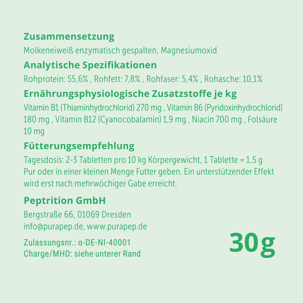 purapep Comfort Sensitiv Tabs Muster, 30g – Bild 4